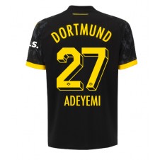 Borussia Dortmund Karim Adeyemi #27 Bortatröja 2023-24 Korta ärmar